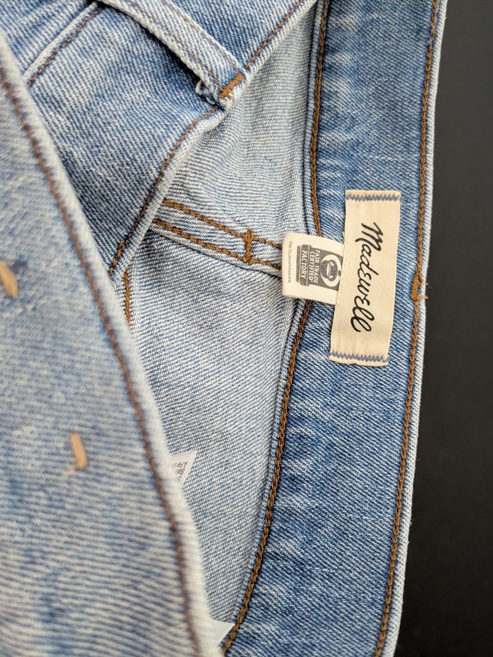Madewell The Perfect Vintage Wide Leg Crop Jeans High Rise Light Wash Denim 28 - Picture 2 of 4